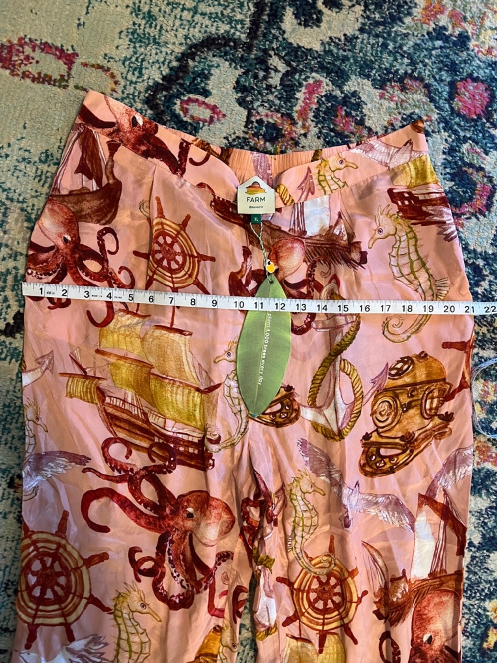 Farm Rio Nautical Wonder pants - Picture 7 of 8